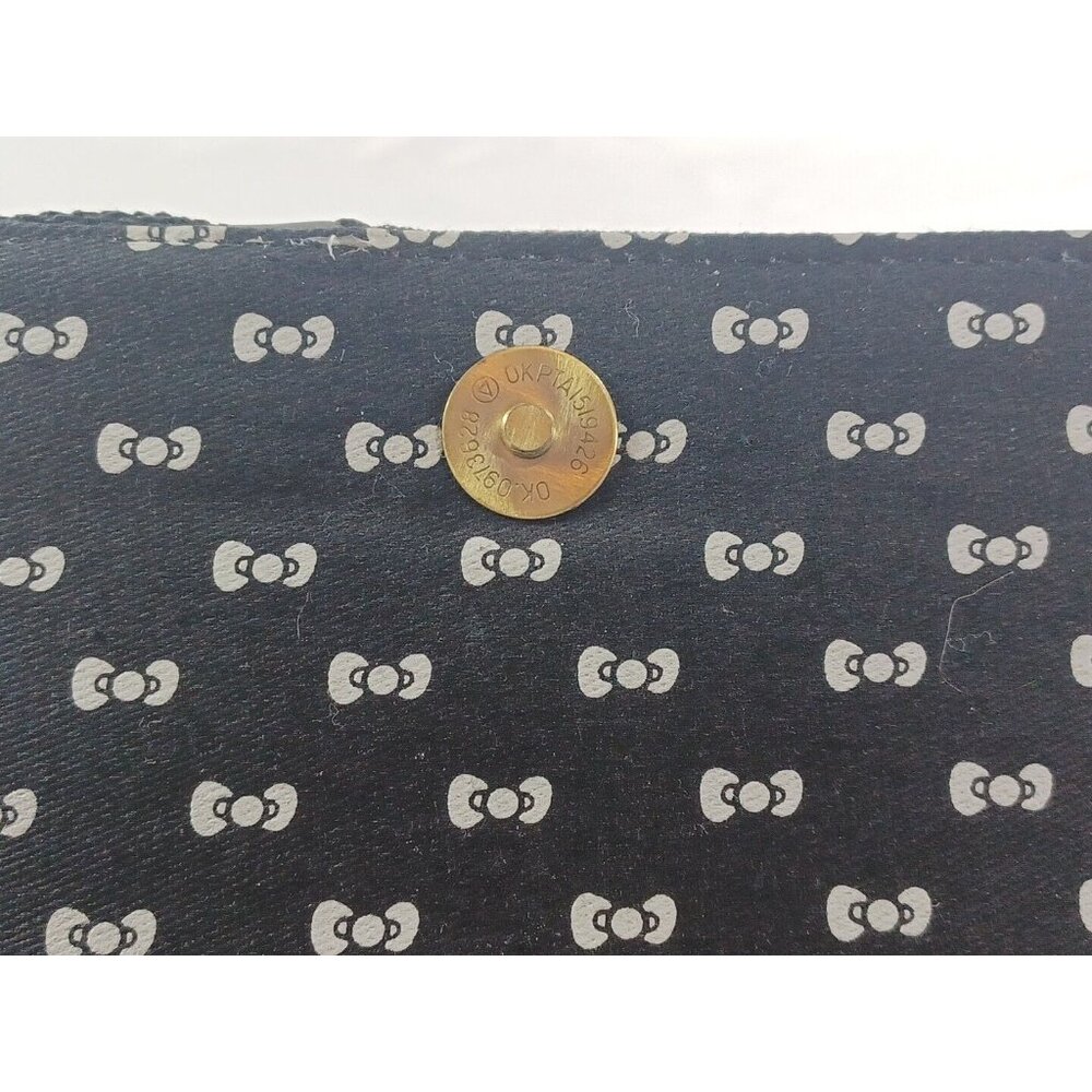 HTF Hello Kitty X Loungefly Denim Long Wallet Floral Studded - Picture 9 of 10
